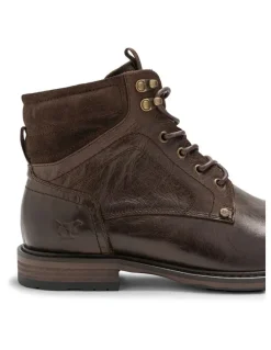 Rodd & Gunn Dunedin Military Boot in Chocolate Wash