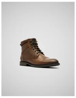 Rodd & Gunn Durham Military Boots in Coffee