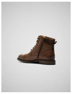 Rodd & Gunn Durham Military Boots in Coffee