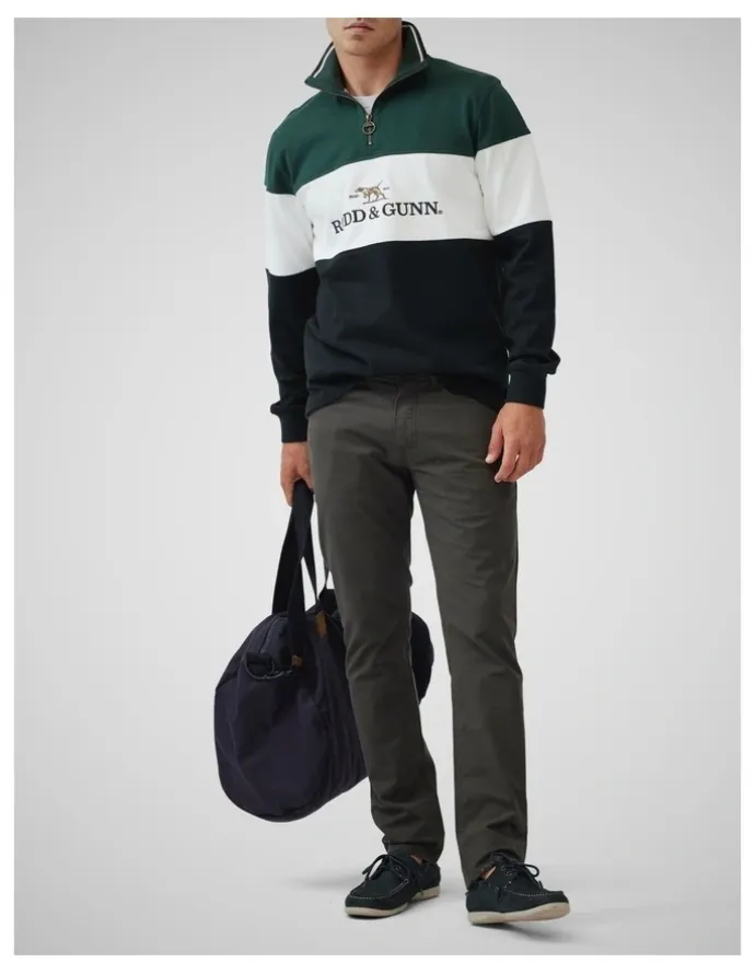 Rodd & Gunn Foresters Peak Sweat in Forest
