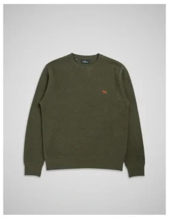 Rodd & Gunn Gunn Crew Neck Sweat in Seaweed
