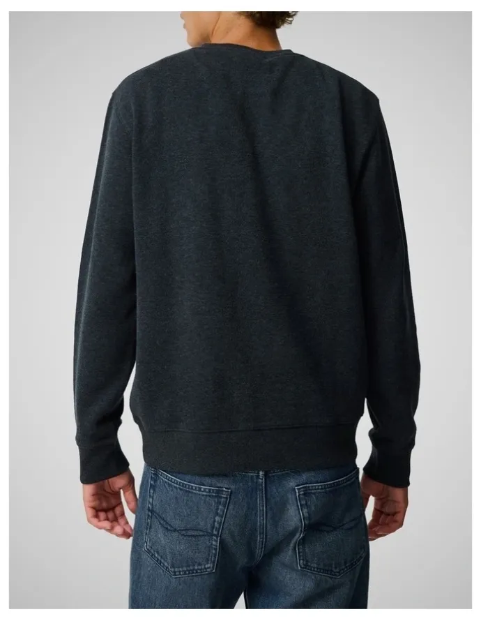Rodd & Gunn Gunn Crew Neck Sweat in Graphite