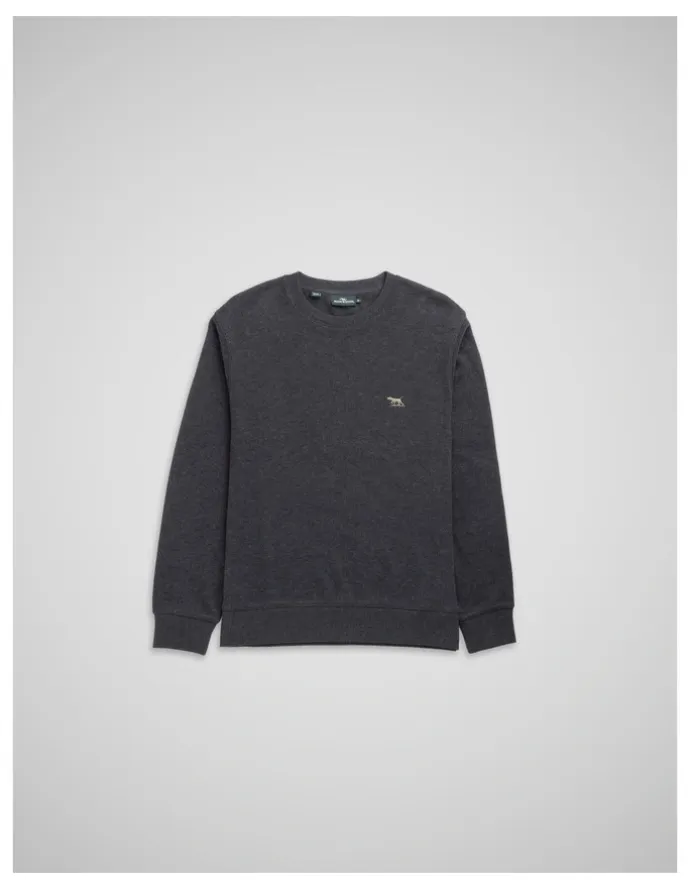 Rodd & Gunn Gunn Crew Neck Sweat in Graphite