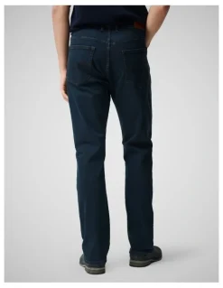 Rodd & Gunn Linden Relaxed Fit Italian Denim Short Leg in Blue Black