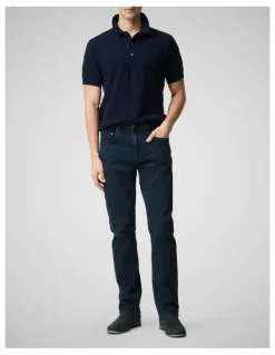 Rodd & Gunn Linden Relaxed Fit Italian Denim Short Leg in Blue Black