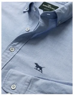 Rodd & Gunn Long Sleeve Sports Fit Shirt in Arctic