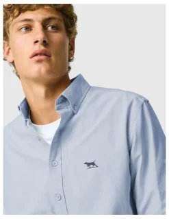 Rodd & Gunn Long Sleeve Sports Fit Shirt in Arctic