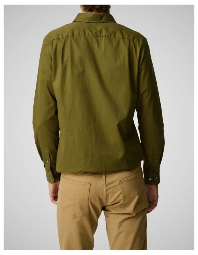 Rodd & Gunn Mavis Lake Long Sleeve Sports Fit Shirt in Green