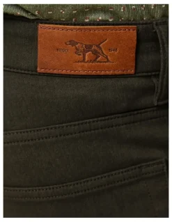 Rodd & Gunn Motion Melange Straight Fit Jean Regular Leg in Bayleaf