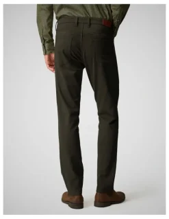 Rodd & Gunn Motion Melange Straight Fit Jean Regular Leg in Bayleaf