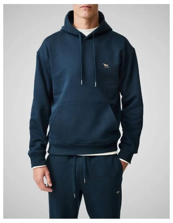 Rodd & Gunn Otago Hoodie in Eclipse