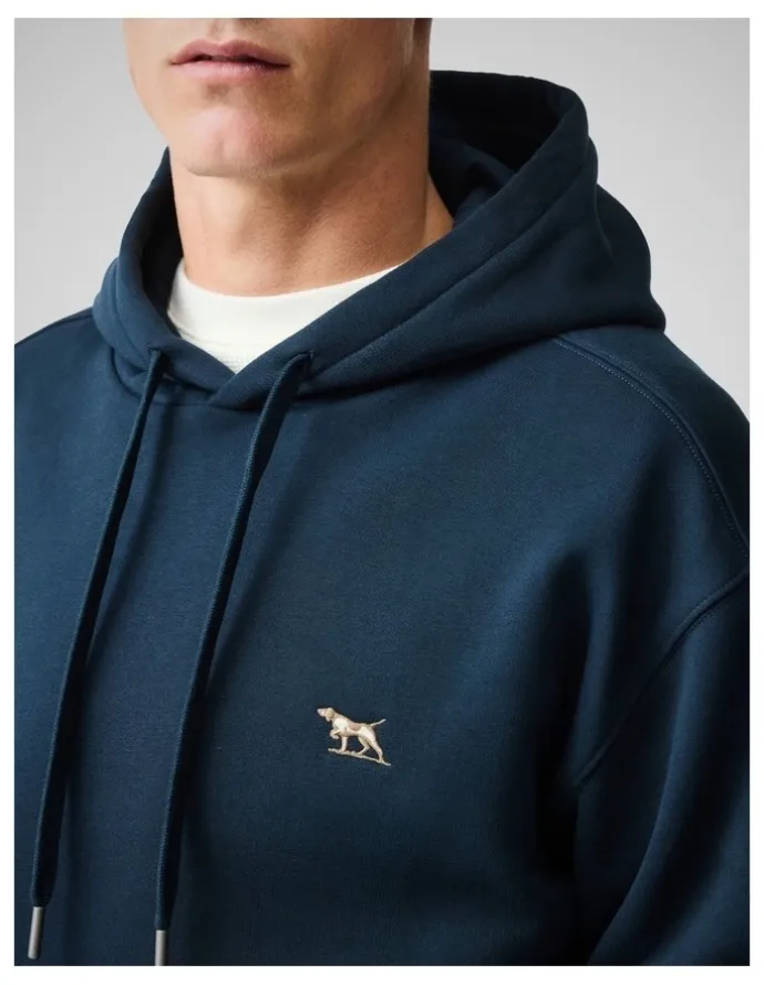 Rodd & Gunn Otago Hoodie in Eclipse
