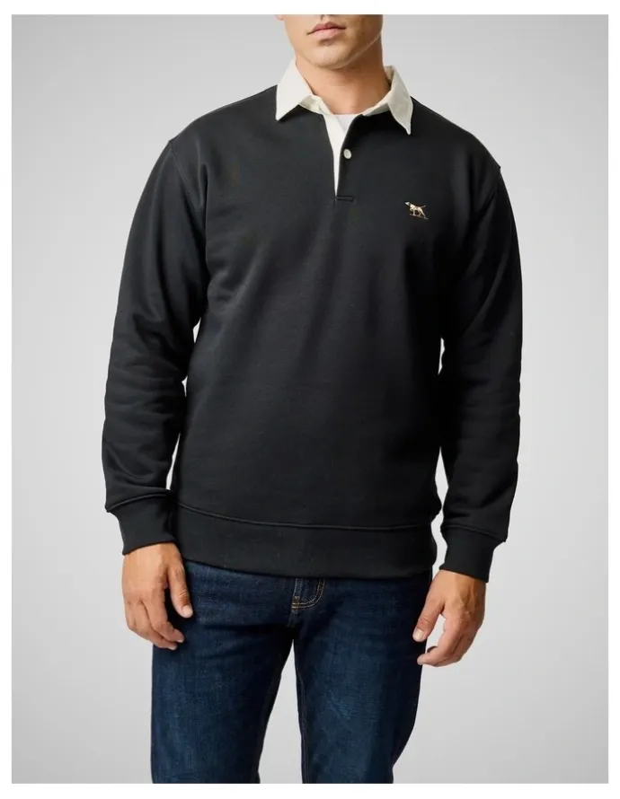 Rodd & Gunn Otago Sweater in Noir