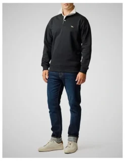 Rodd & Gunn Otago Sweater in Noir