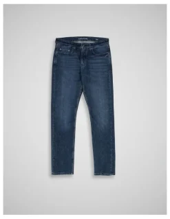 Rodd & Gunn Owaka Straight Fit Italian Denim Short Leg Jeans in True Blue