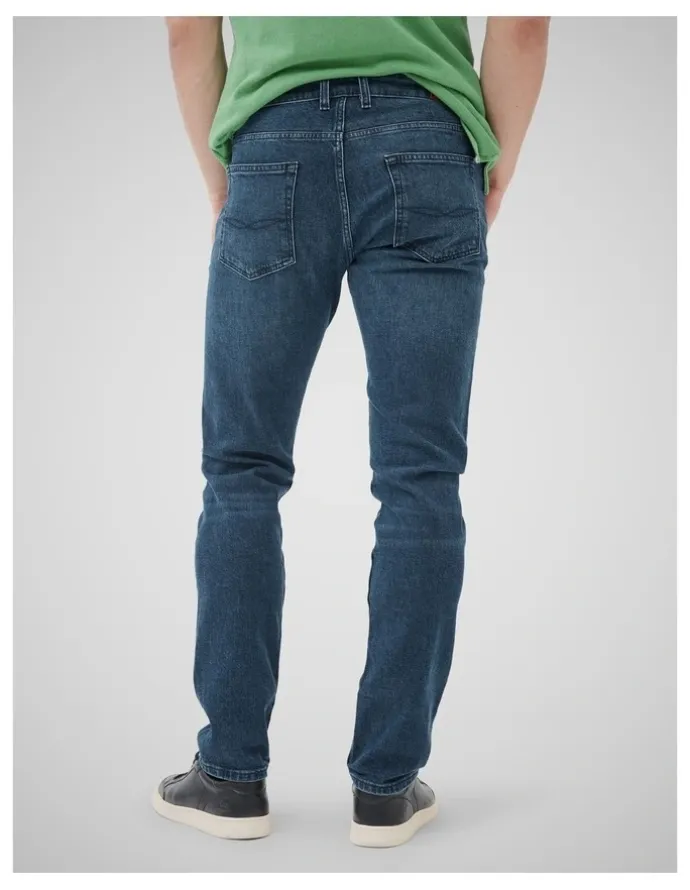 Rodd & Gunn Owaka Straight Fit Italian Denim Short Leg Jeans in True Blue