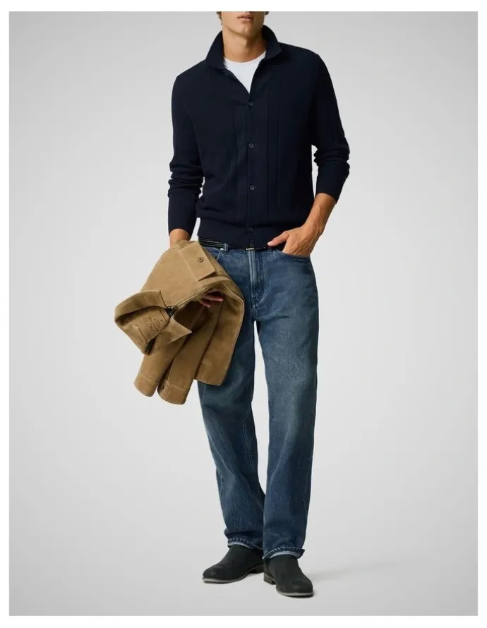 Rodd & Gunn Quinns Flat Knit in Midnight
