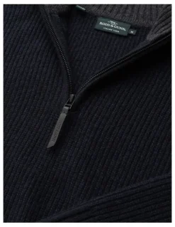 Rodd & Gunn Robbies Road Knit Sweater in Midnight