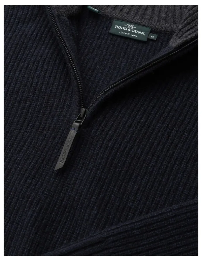 Rodd & Gunn Robbies Road Knit Sweater in Midnight