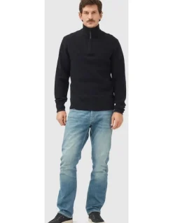 Rodd & Gunn Robbies Road Knit Sweater in Midnight