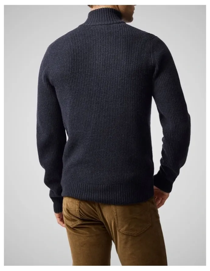 Rodd & Gunn Robbies Road Knit Sweater in Midnight