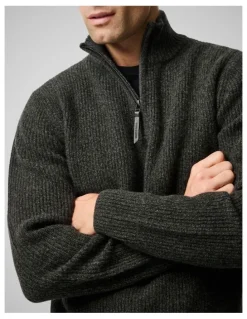 Rodd & Gunn Robbies Road Knit Sweater in Jungle