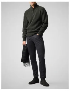 Rodd & Gunn Robbies Road Knit Sweater in Jungle