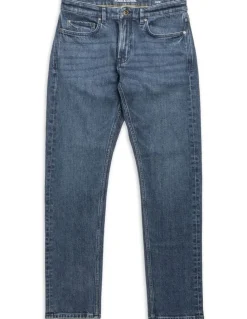 Rodd & Gunn Sutton Straight Fit Italian Regular Leg Denim Jeans in Dark Blue