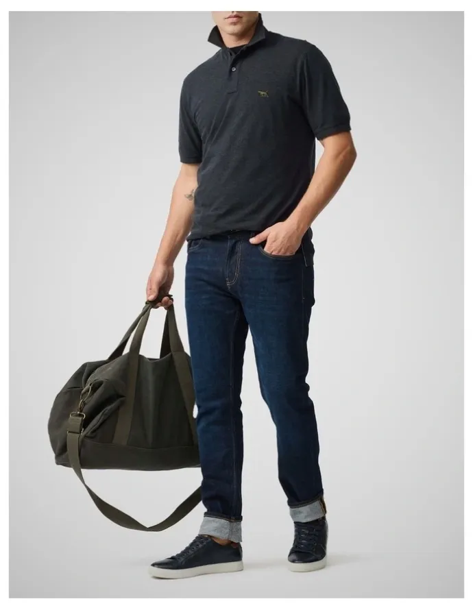 Rodd & Gunn The Gunn Original Fit Polo in Charcoal