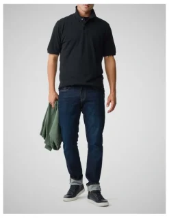 Rodd & Gunn The Gunn Original Fit Polo in Ebony