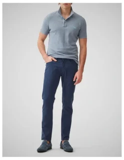 Rodd & Gunn The Gunn Sports Fit Polo in Steel Blue