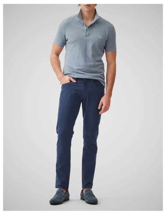 Rodd & Gunn The Gunn Sports Fit Polo in Steel Blue