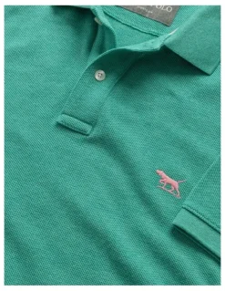 Rodd & Gunn The Gunn Sports Fit Polo in Turquoise