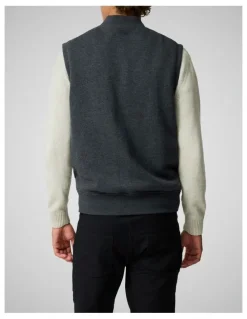 Rodd & Gunn Woodside Vest in Pewter