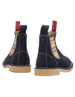 Rossi Boots Burnett Stichdown 4008 Chelsea Boot in Navy