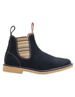 Rossi Boots Burnett Stichdown 4008 Chelsea Boot in Navy