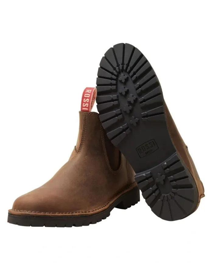 Rossi Boots 4003 Simpson Stichdown Boot in Tan