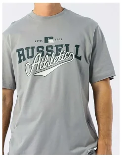 Russell Athletic Athletic Mens Tee - Grey Stone