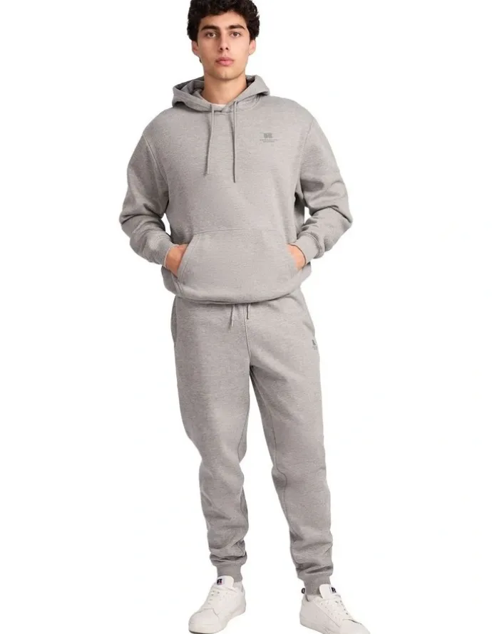 Russell Athletic Brooklyn Men's Hoodie - Mid Grey Marle
