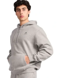 Russell Athletic Brooklyn Men's Hoodie - Mid Grey Marle