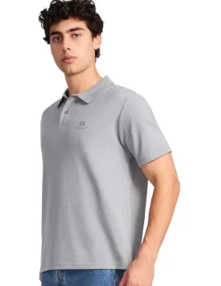 Russell Athletic Brooklyn Pique Men's Polo - Ash