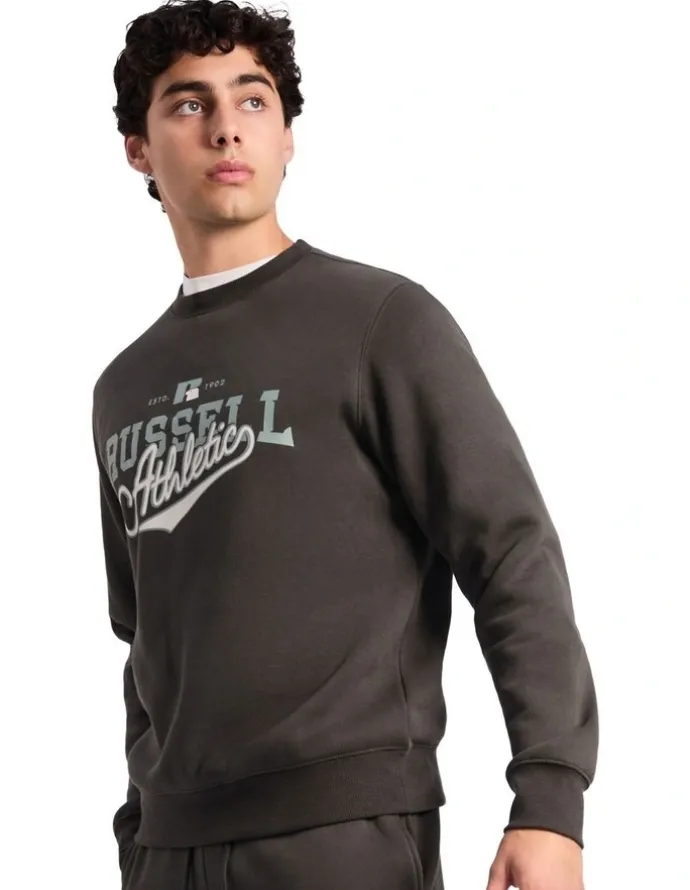 Russell Athletic Brutalist Men's Crew - Raven