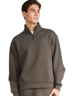 Russell Athletic R Tech Leisure Men's Quarter Zip - Military