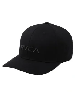 RVCA Flex Fit Hat in Black