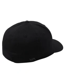 RVCA Flex Fit Hat in Black