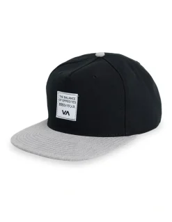 RVCA Foreign Snapback Cap in Black
