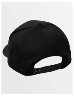 RVCA Platform Snapback Cap in Black