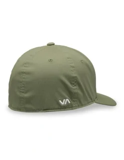 RVCA Seasons Flexfit Cap in Olive
