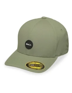 RVCA Seasons Flexfit Cap in Olive