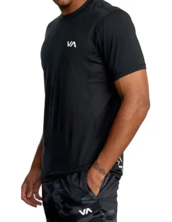 RVCA Sport Vent Short Sleeve T-Shirt Black